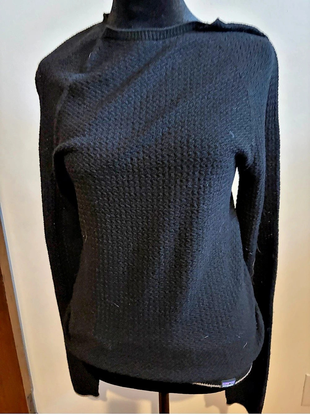 Patagonia Women's Recycled  Crew Black T-Shirt